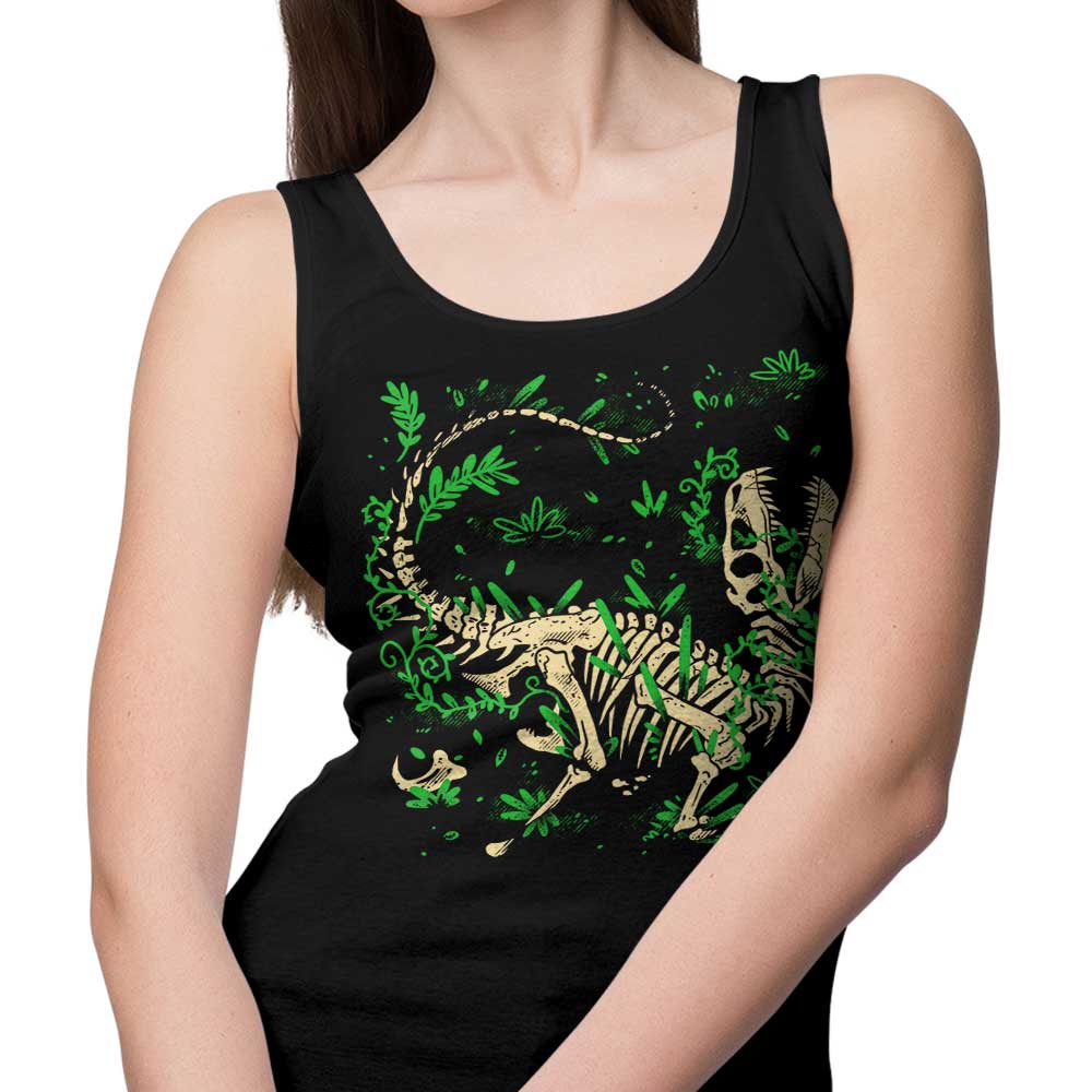 Stylish Raptor Fossils Tank Top by Fitas Artwork