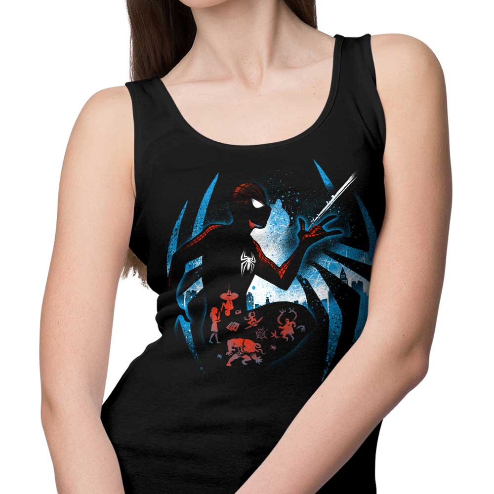 Alemaglia's Spider-Inspired Tank Top for an Adventurous Look