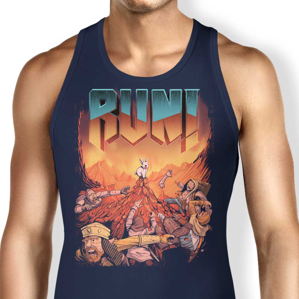 Comfortable and Lightweight RUN Brand Tank Tops for Men and Women