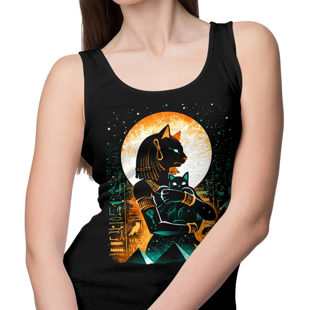 Cat Goddess-Themed Fashionable Tank Top