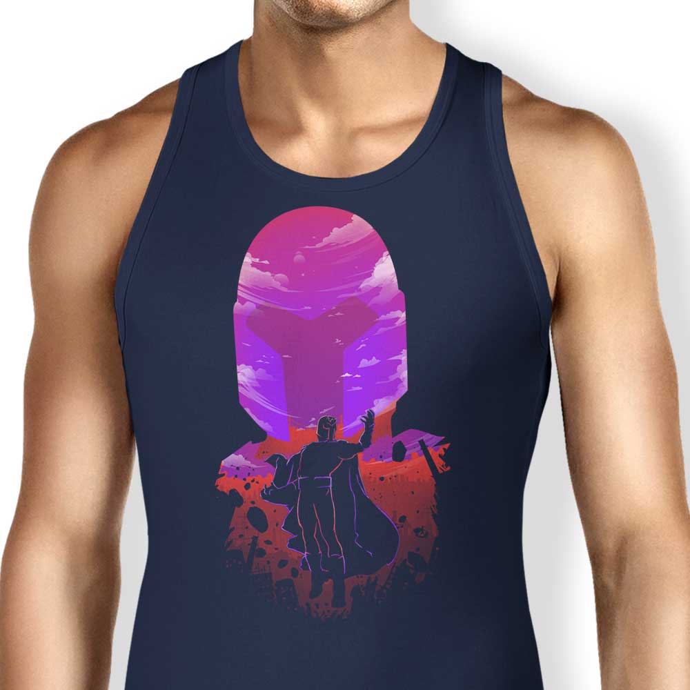 Donnie Illustrations' Magnetic Landscape Design Men's and Unisex Tank Top