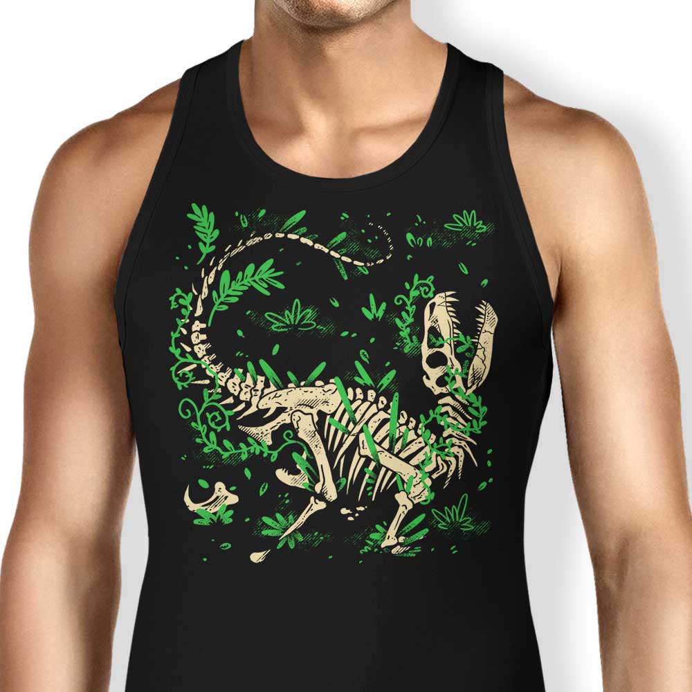 Stylish Raptor Fossils Tank Top by Fitas Artwork