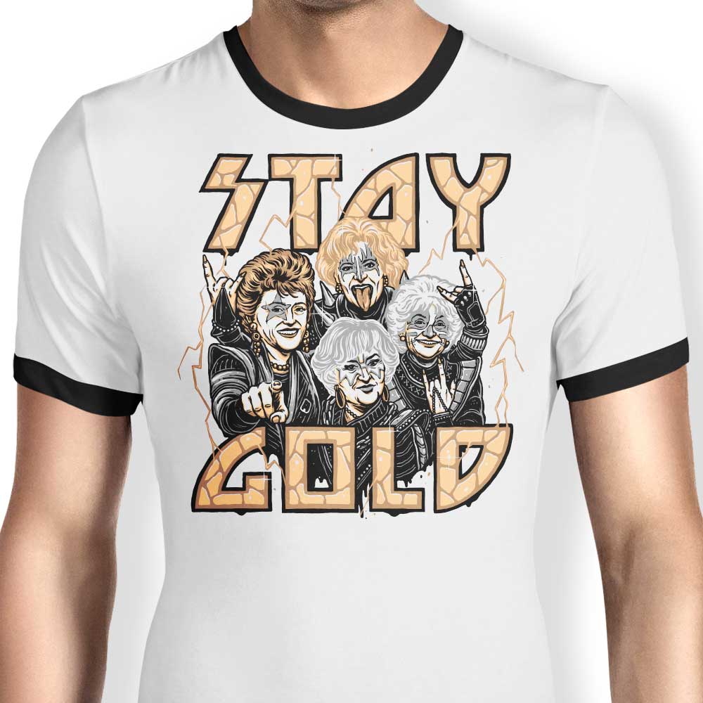 Stay Gold Classic Men's Ringer Style T-Shirt