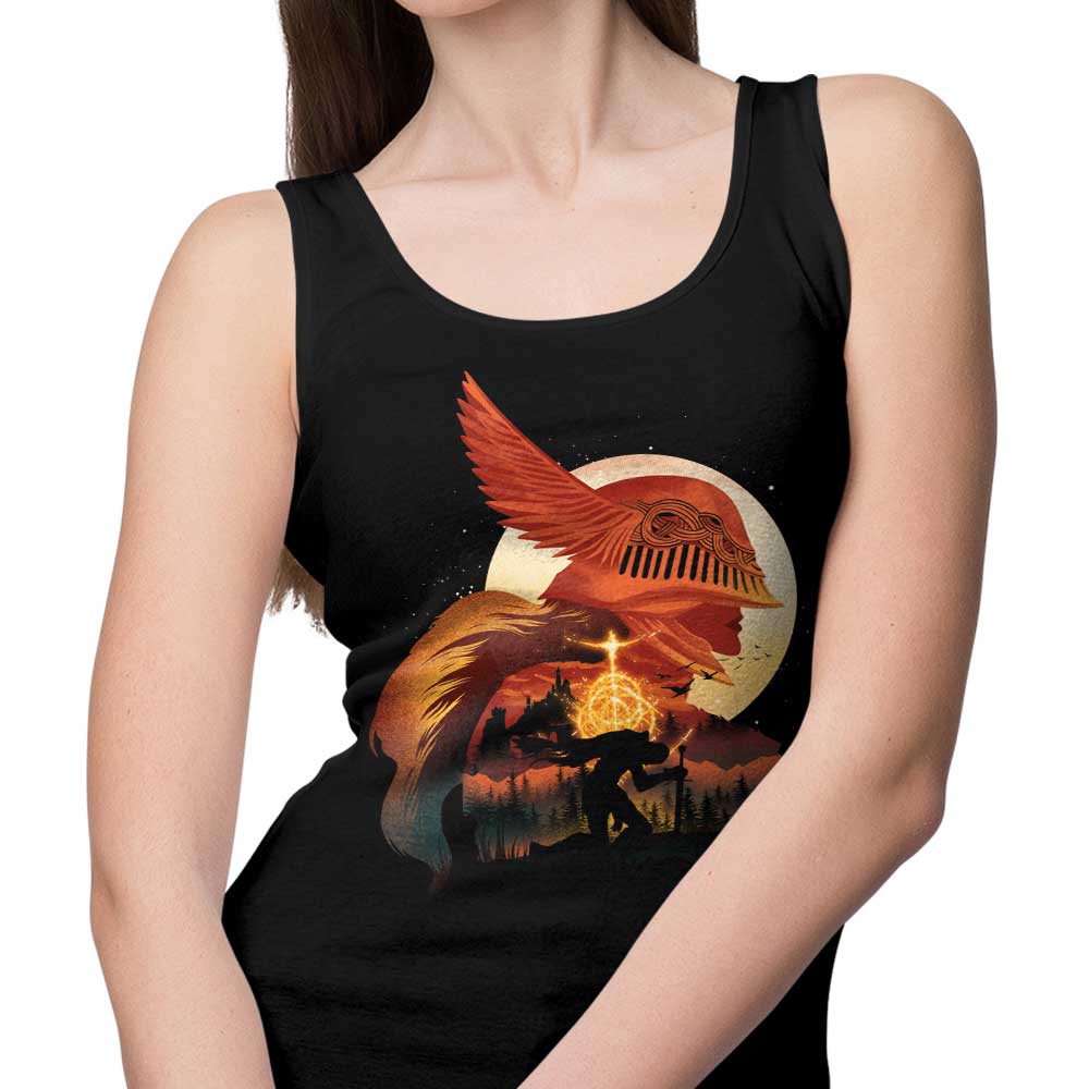 Vintage - style Tarnished Warrior Tank Top for Fashion - forward Fans