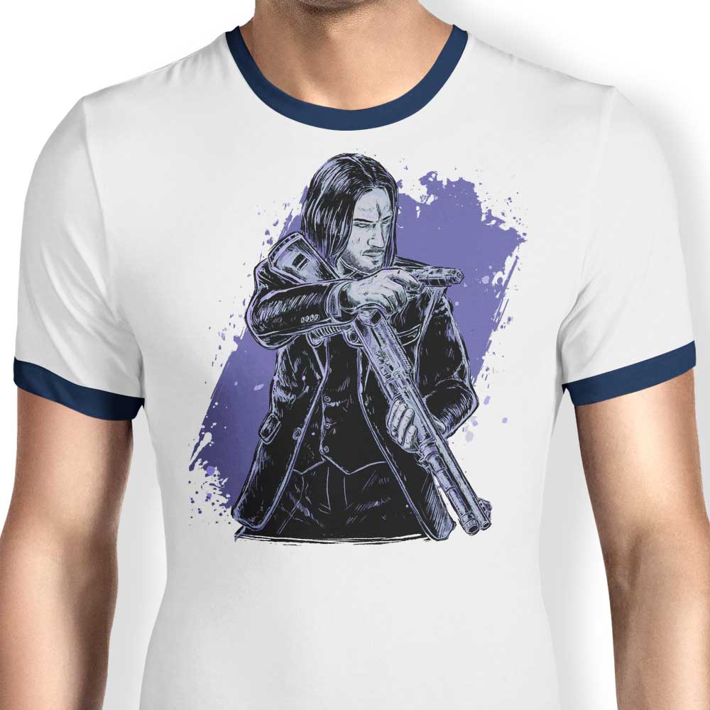 xMorfina's Lethal Assassin Style Men's Comfortable Ringer T - Shirt