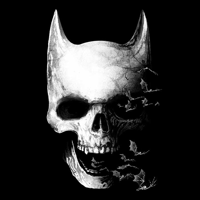 Alemaglia Bat Skull Design Tank Top for Fashion Lovers