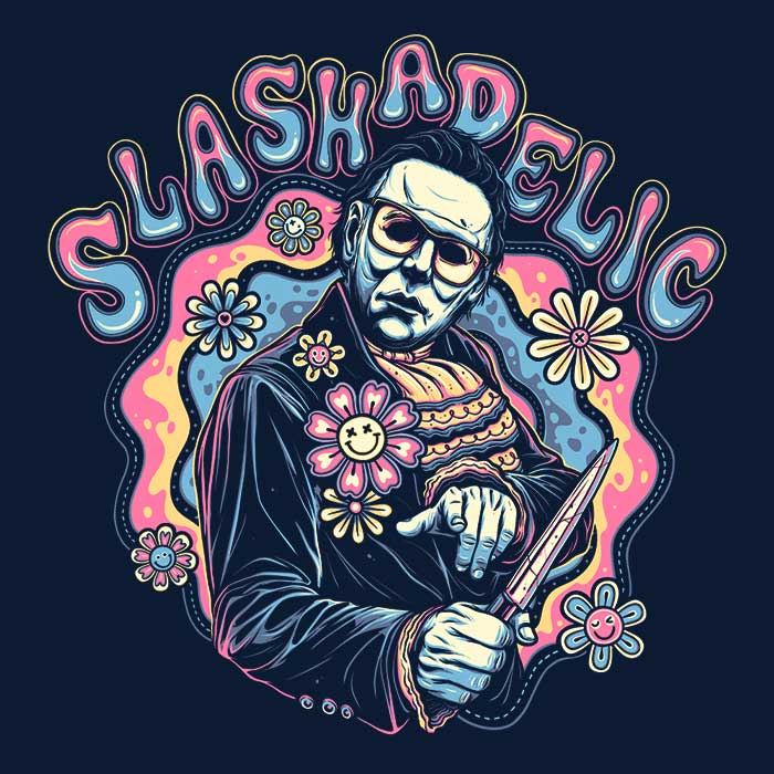 Momma Gorilla's Slashadelic Men's Stylish Ringer T - Shirt