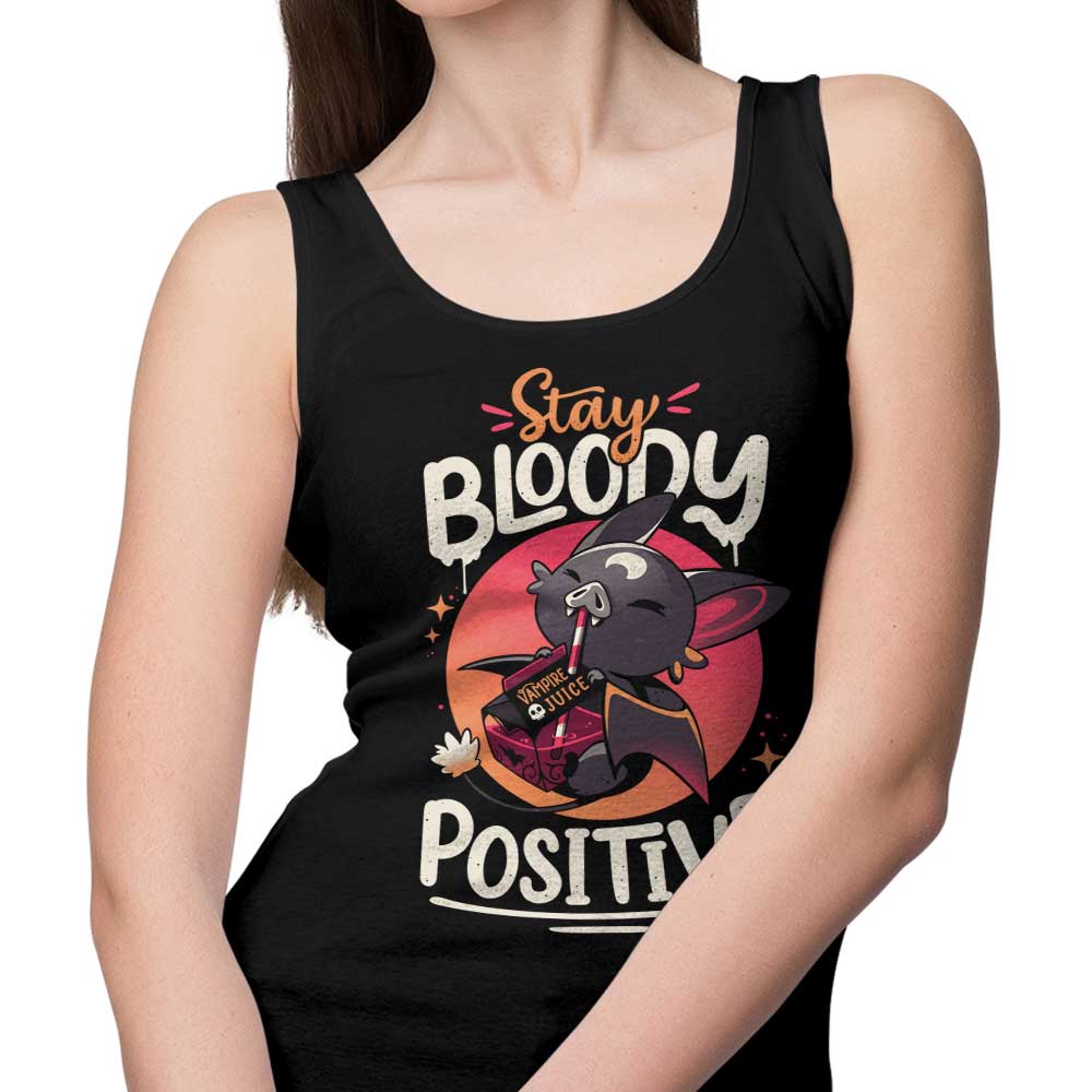 Stay Bloody Positive Comfortable Cotton Tank Top for Men and Women