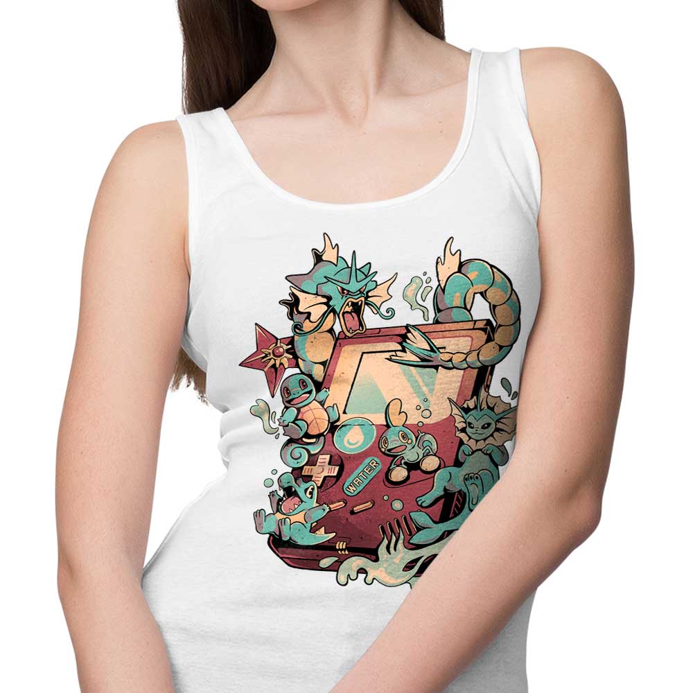 Water Game-themed Tank Top for Casual Wear