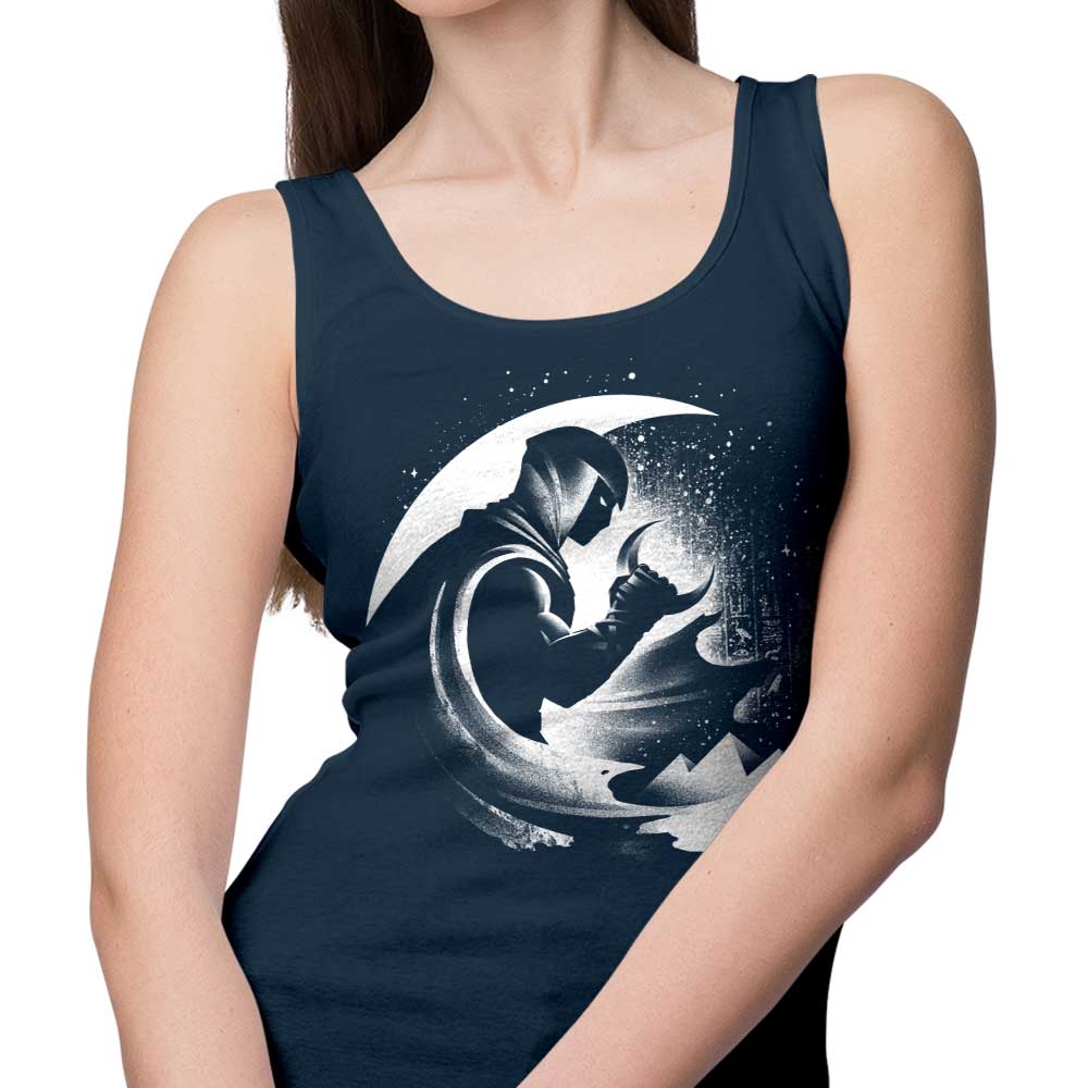 Alemaglia's The Crescent Moon Stylish Men's and Women's Tank Top