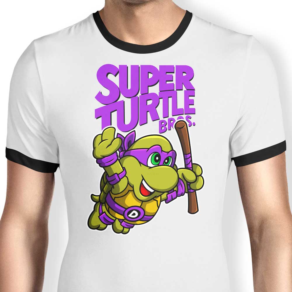 Punksthetic Super Donnie Bros Men's Stylish Ringer T-Shirt in S - 4XL Sizes