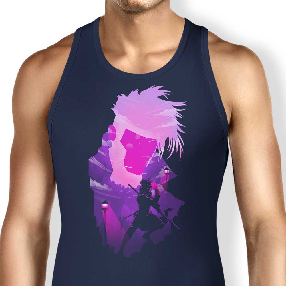 Donnie Illustrations' Kinetic Landscape Design Men's and Women's Unisex Stylish Tank Tops