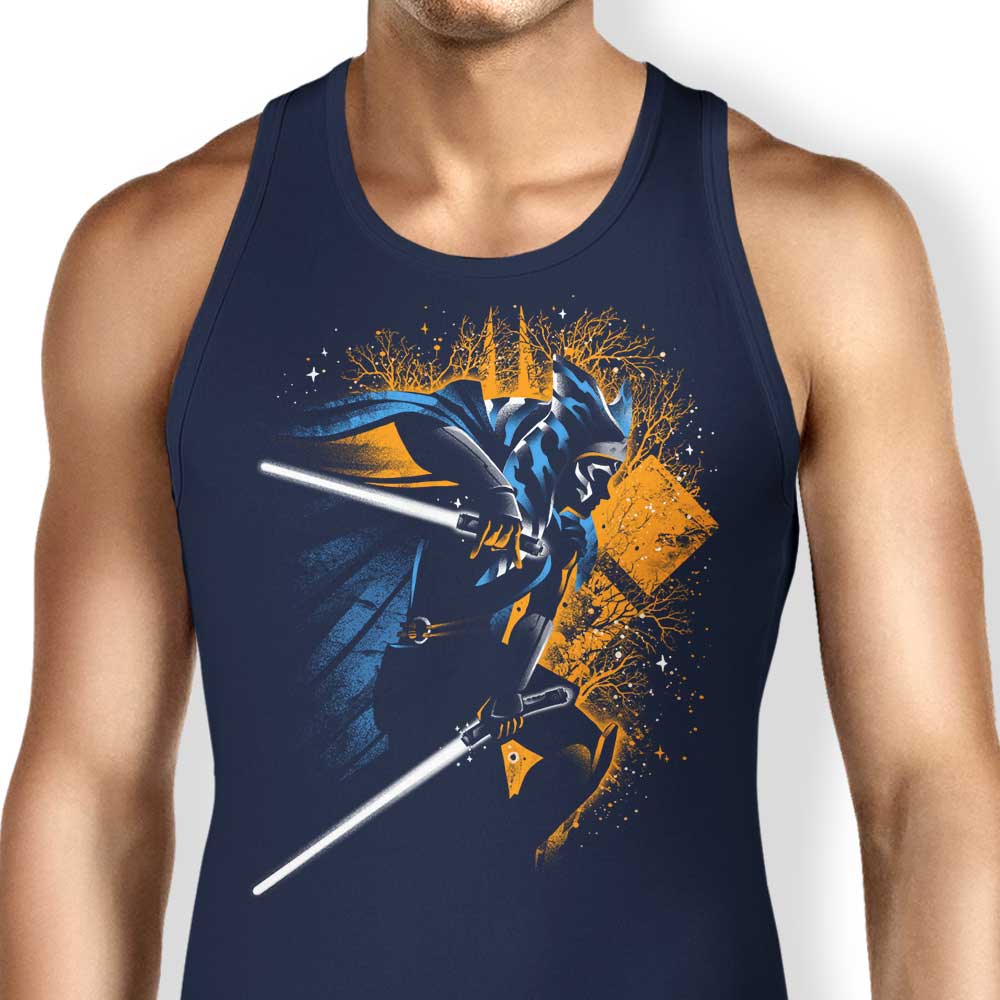 Alemaglia Twin White Blades Stylish Tank Top
