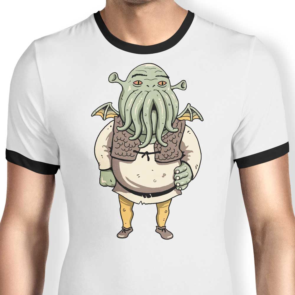 Ogre Cthulhu - Ringer T-Shirt