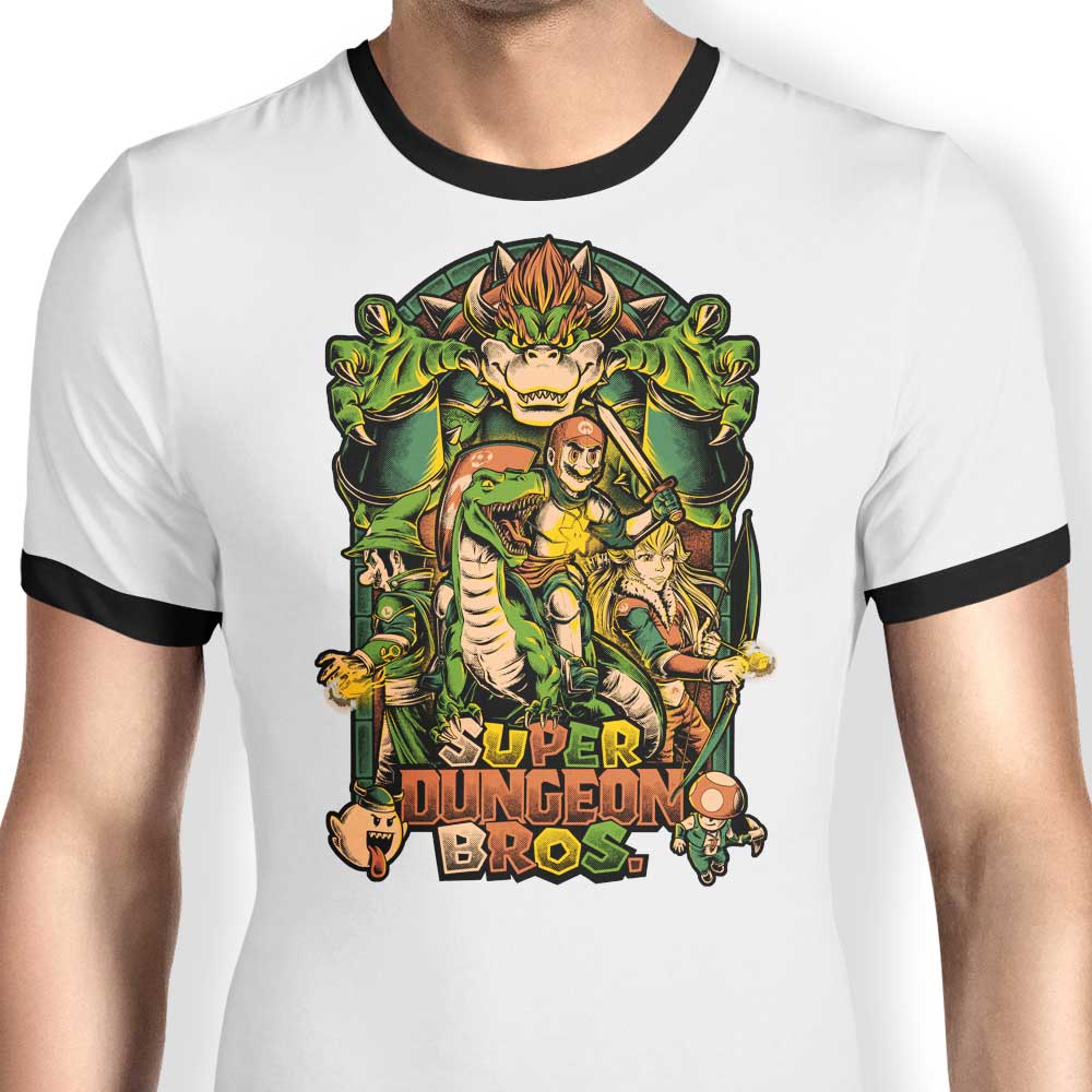 Super Dungeon Bros. Men's Classic Ringer Style T-Shirt