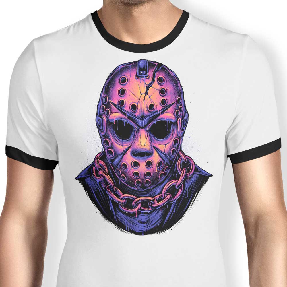 Glitchygorilla's Stunning Glowing Camper Ringer T - Shirt