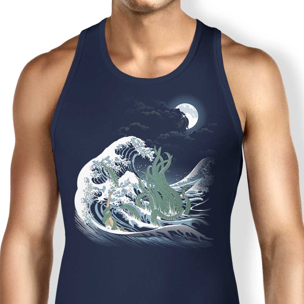Samiel's Comfortable R'lyeh Wave Tank Tops for Men and Women