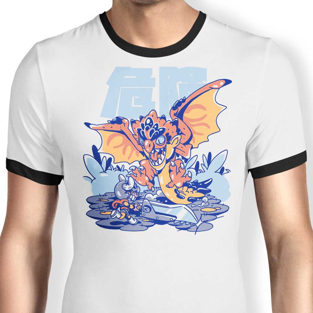 Sketchdemao's Aggressive Attack of Rage Men's Ringer T - Shirt