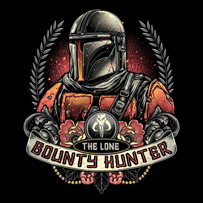 The Solitary Bounty Hunter Men's Ringer Style T-Shirt