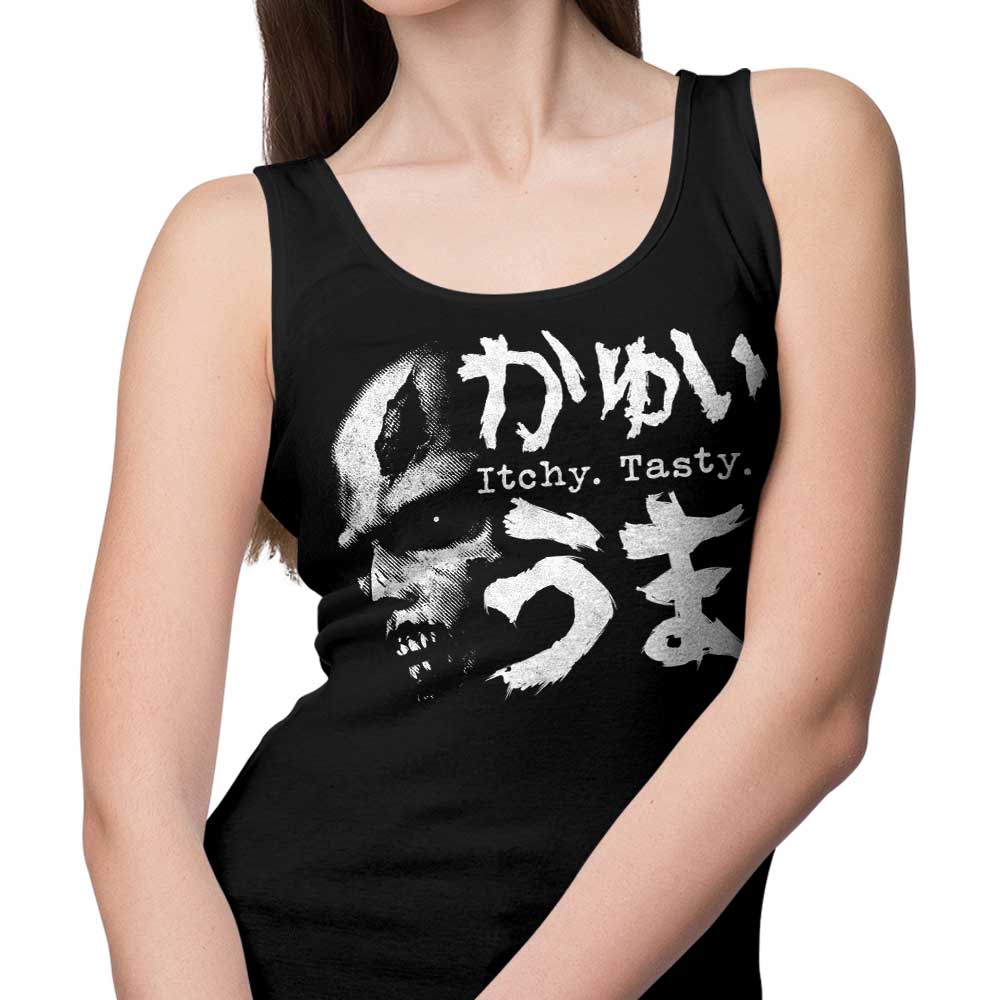 Itchy and Tasty Z Branded Tank Top for a Unique Look