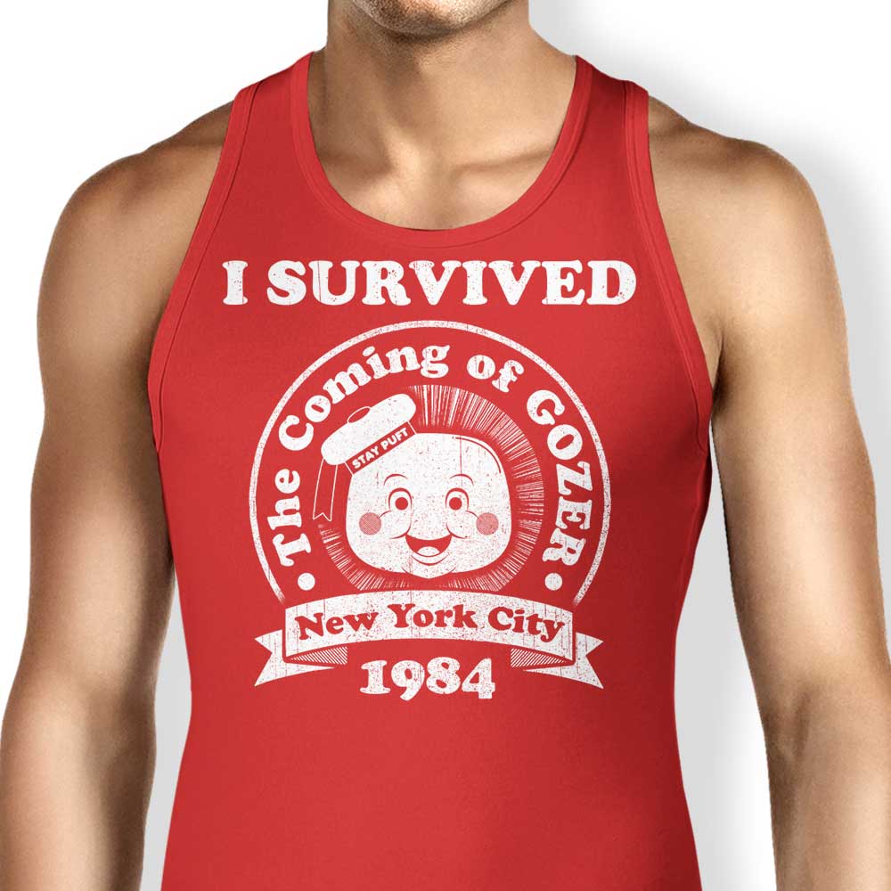 Cool 'I Survived Gozer' Unisex Tank Top