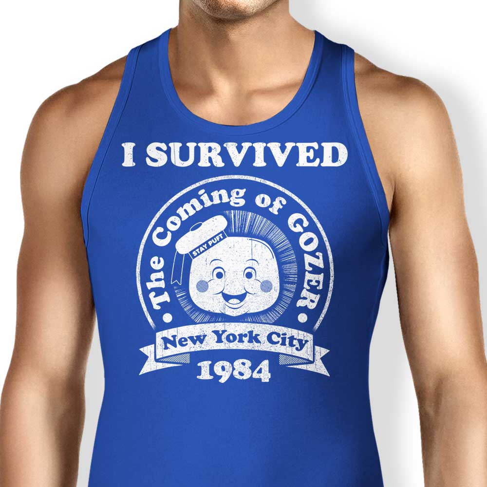 Cool 'I Survived Gozer' Unisex Tank Top