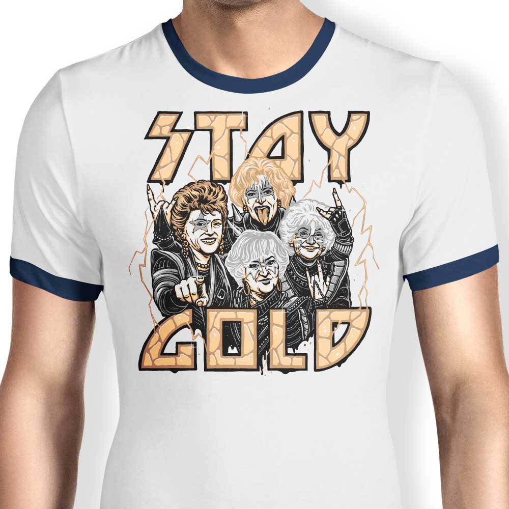 Stay Gold Classic Men's Ringer Style T-Shirt