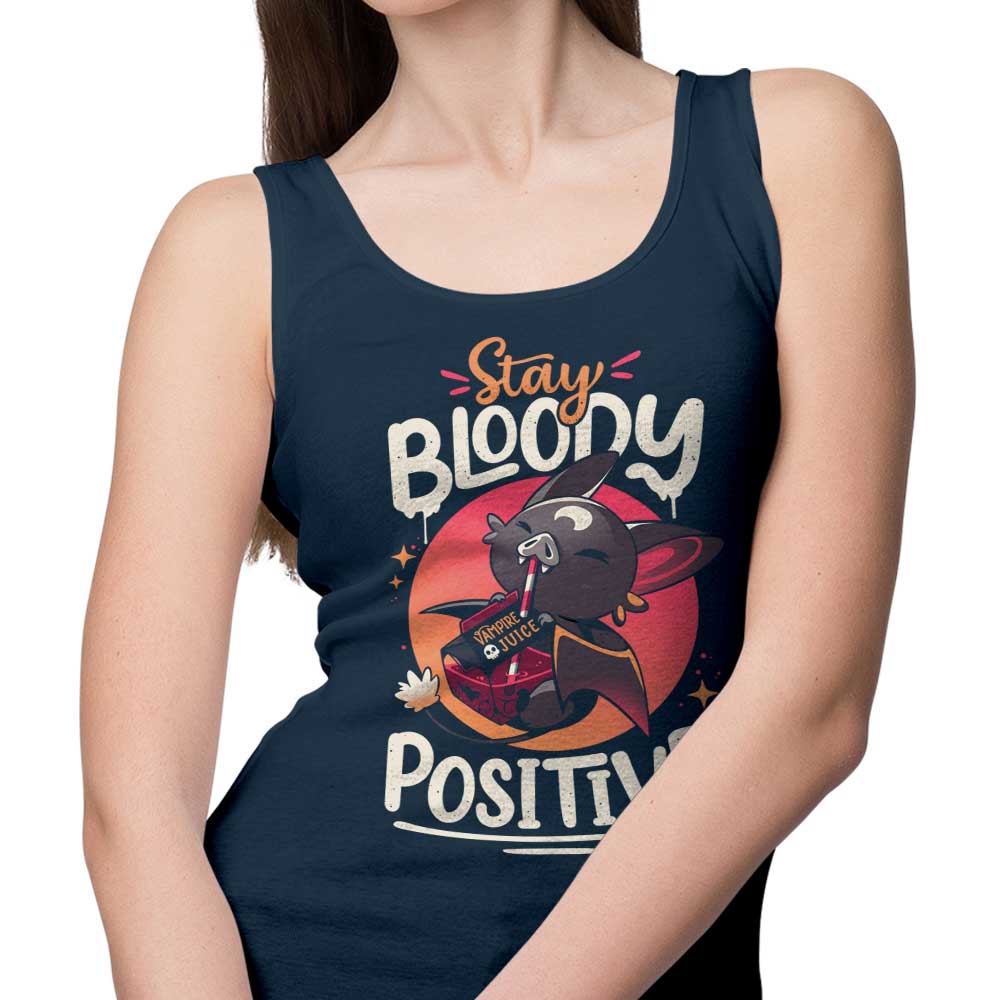 Stay Bloody Positive Comfortable Cotton Tank Top for Men and Women