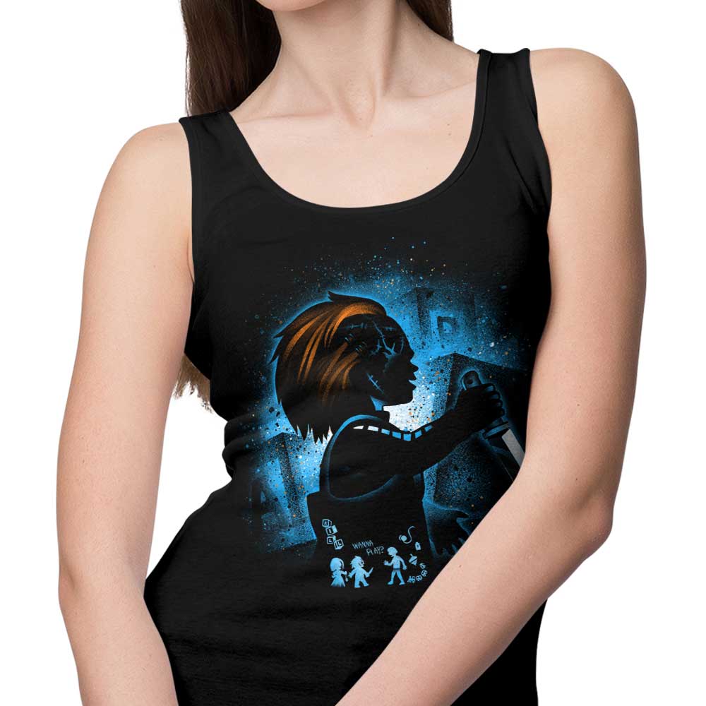Spooky Doll - Stylish Tank Top by Alemaglia