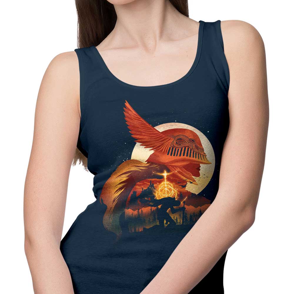 Vintage - style Tarnished Warrior Tank Top for Fashion - forward Fans