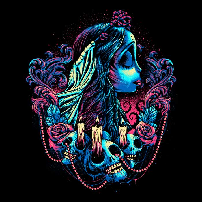 Stylish Colorful Bride Unisex and Women's Tank Tops