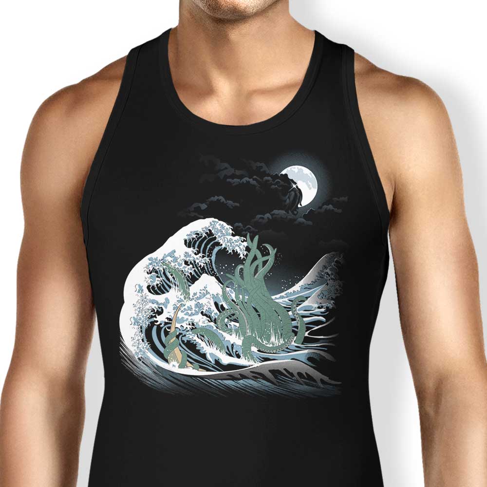 Samiel's Comfortable R'lyeh Wave Tank Tops for Men and Women