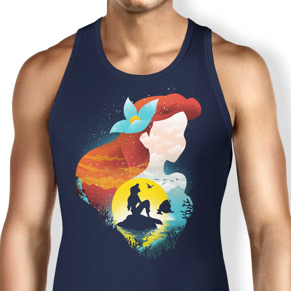 Sea Princess Inspired Silhouette Tank Top for Women