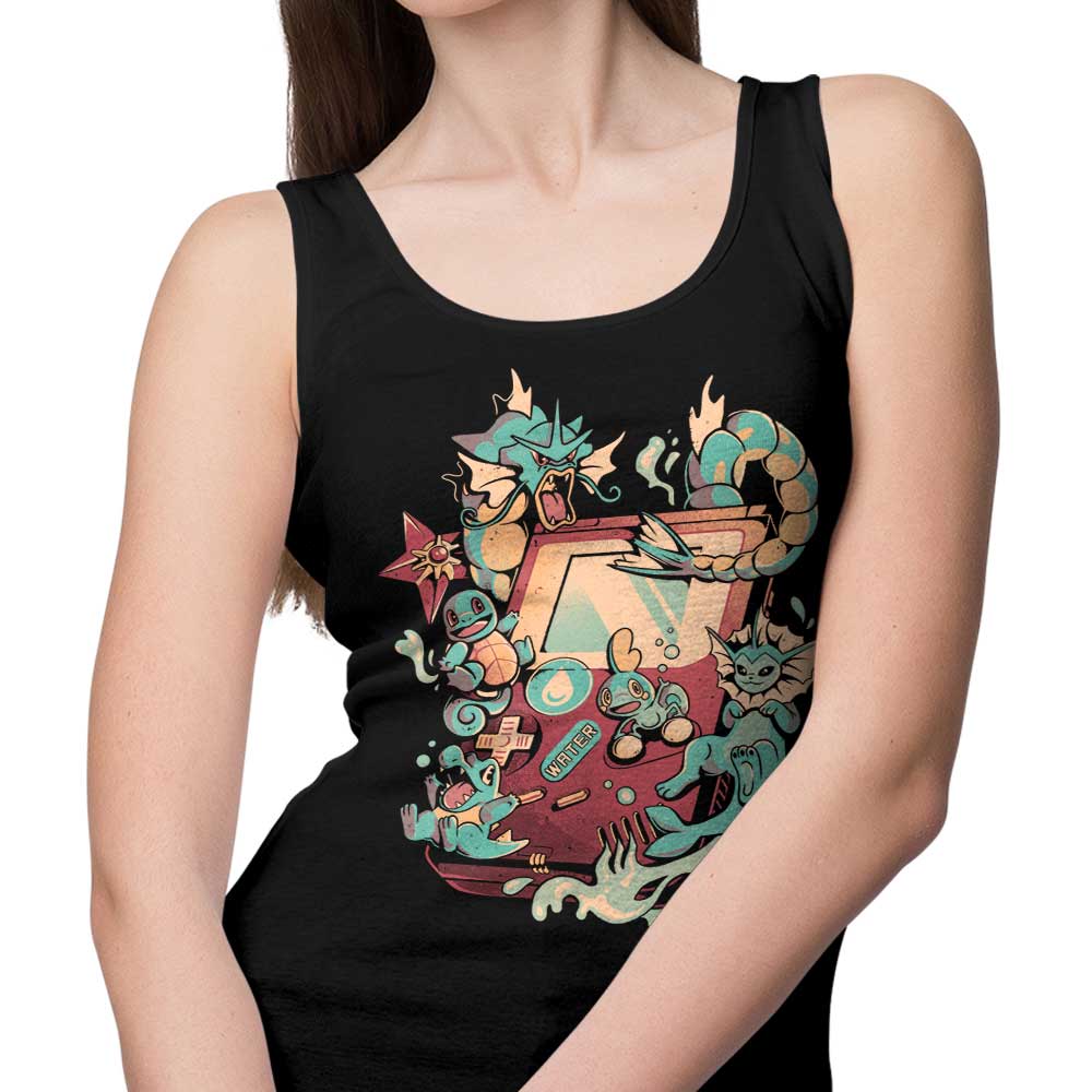Water Game-themed Tank Top for Casual Wear