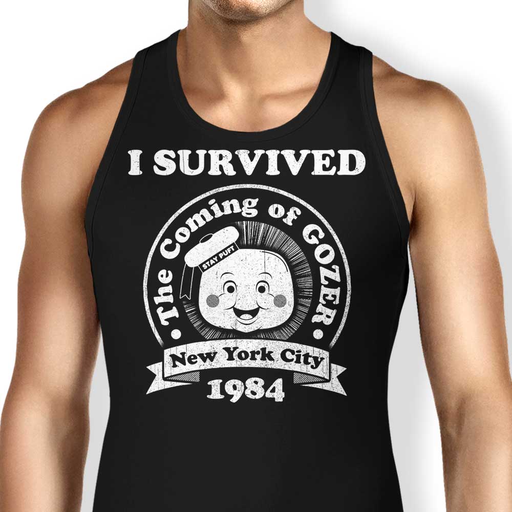 Cool 'I Survived Gozer' Unisex Tank Top