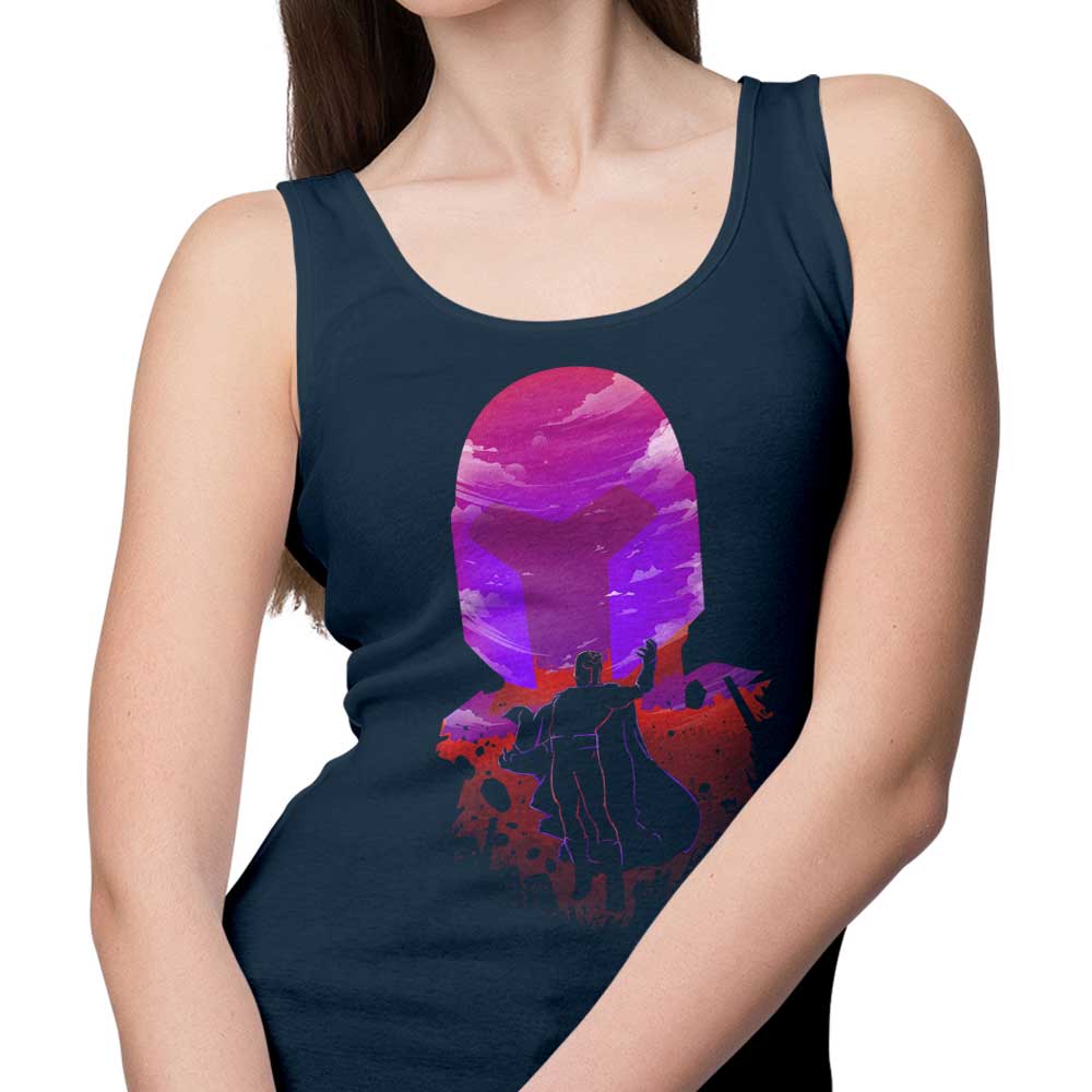 Donnie Illustrations' Magnetic Landscape Design Men's and Unisex Tank Top