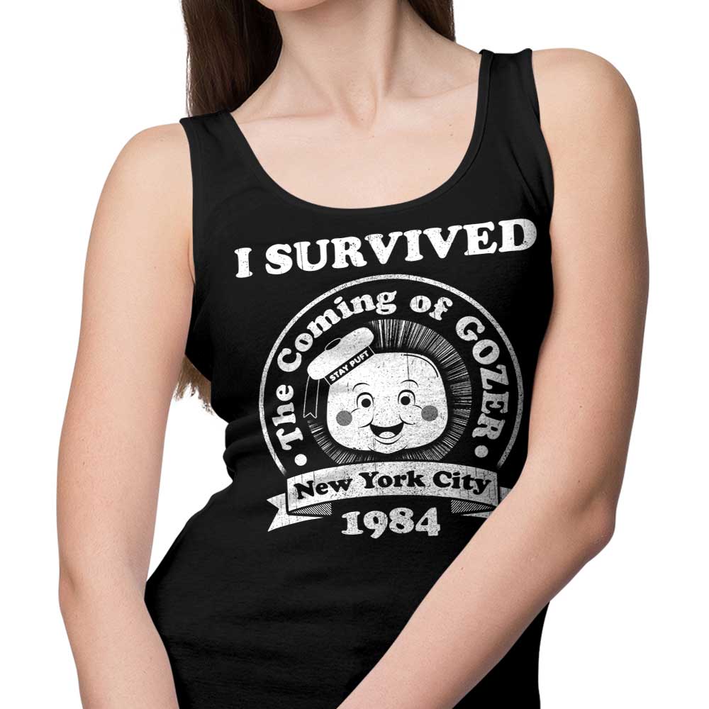 Cool 'I Survived Gozer' Unisex Tank Top