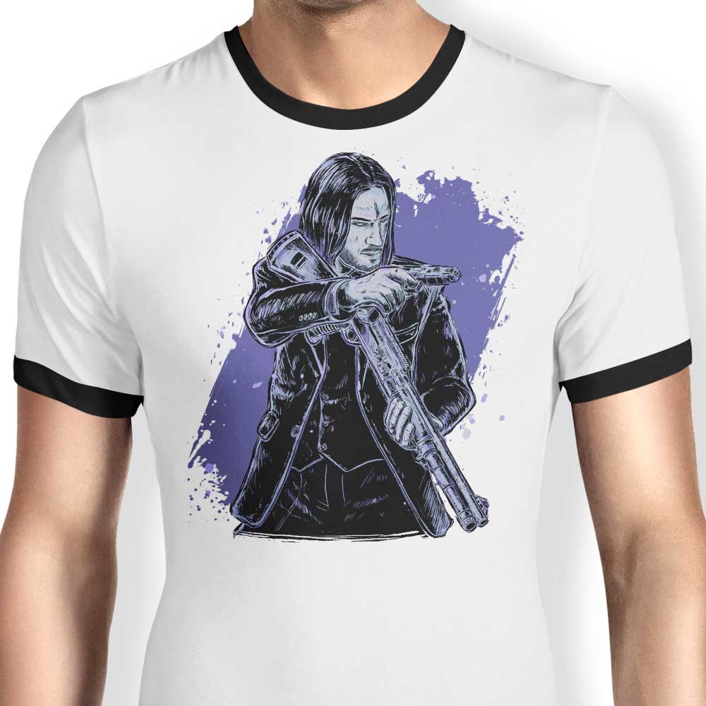 xMorfina's Lethal Assassin Style Men's Comfortable Ringer T - Shirt