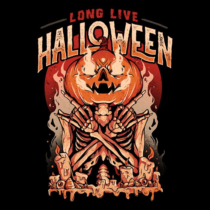 Edu.ely's Halloween-themed Men's Ringer T-Shirt in S - 4XL Sizes