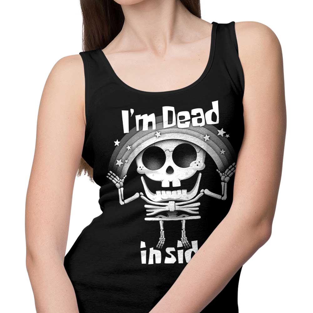 Alemaglia's 'I'm Dead Inside' Stylish Tank Top for Fashion Lovers