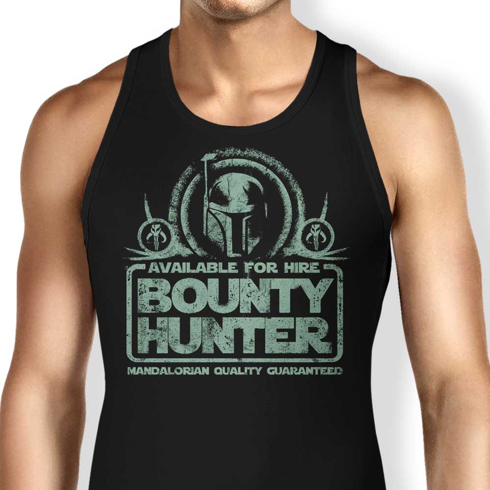 FanFreak's 'Bounty Hunter for Hire' Men's and Women's Comfortable Tank Tops