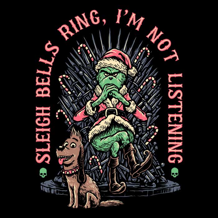 Momma Gorilla's 'I'm Not Listening' Men's Classic Ringer T - Shirt