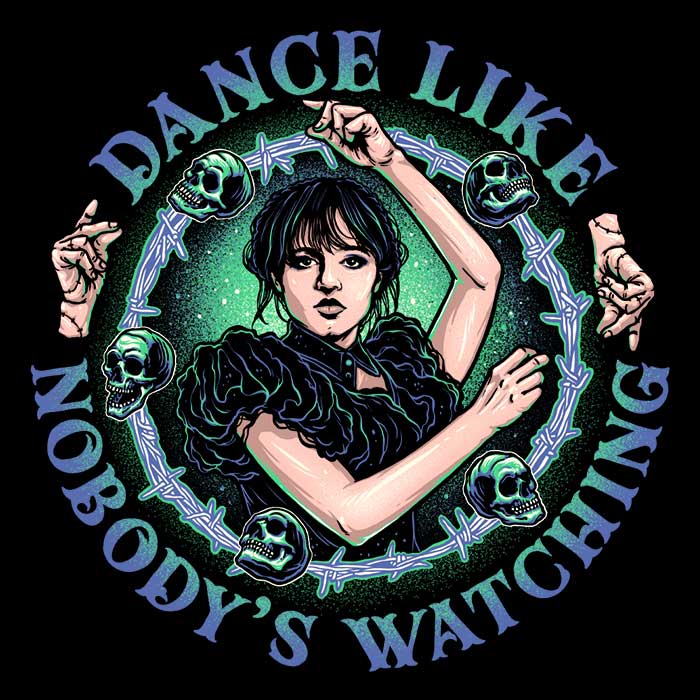 Momma Gorilla's 'Dance Like No One's Watching' Men's Ringer Style Cotton T-Shirt