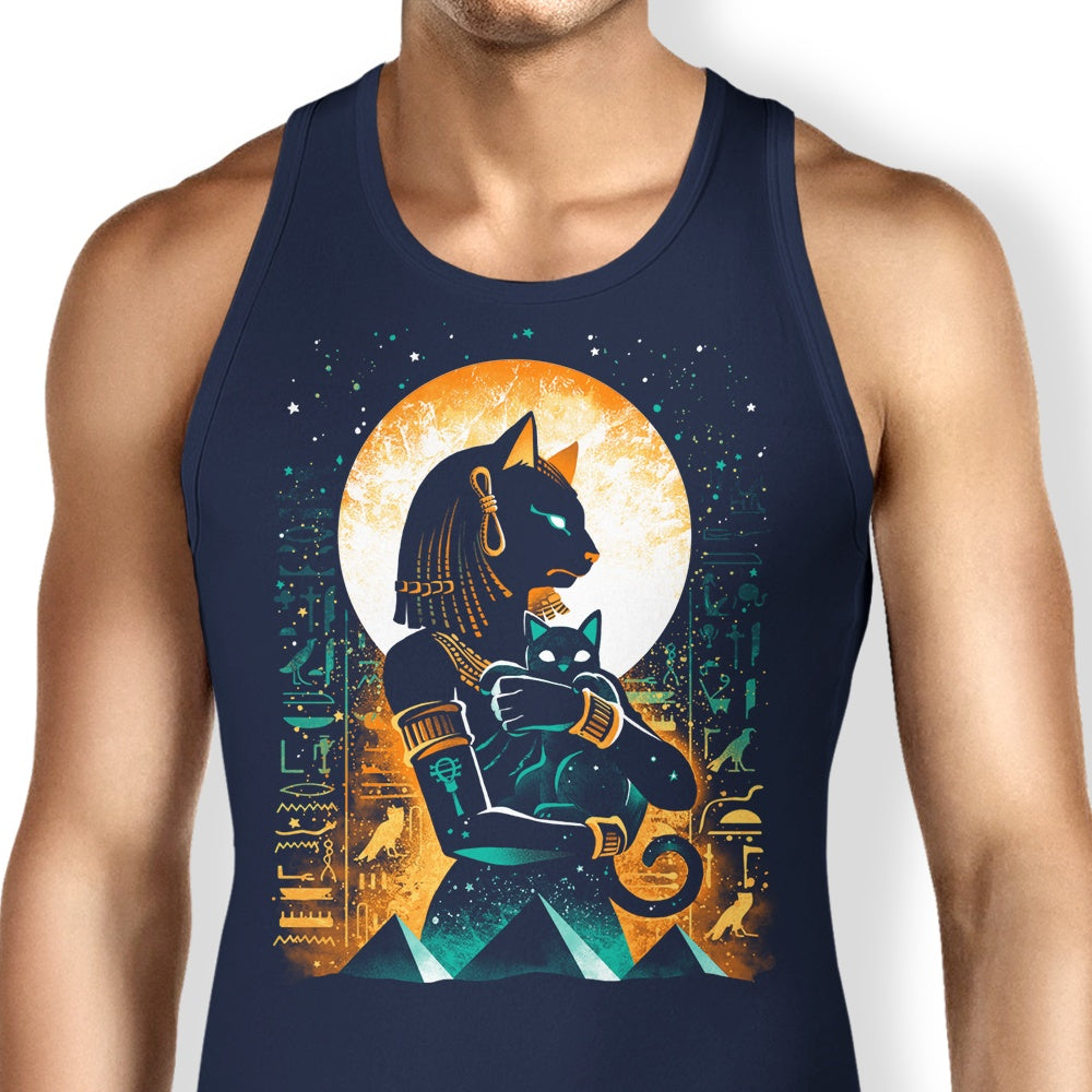 Cat Goddess-Themed Fashionable Tank Top