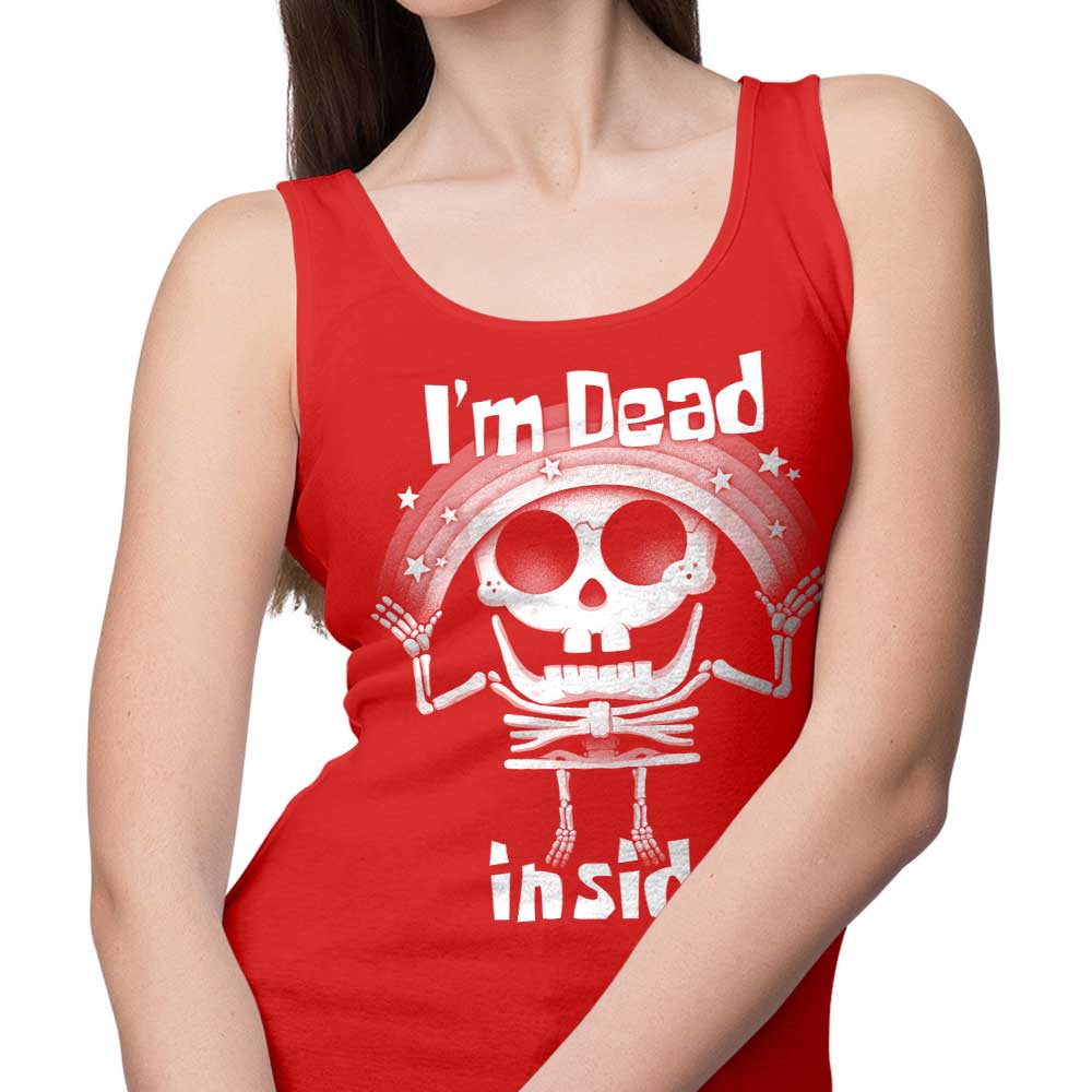 Alemaglia's 'I'm Dead Inside' Stylish Tank Top for Fashion Lovers