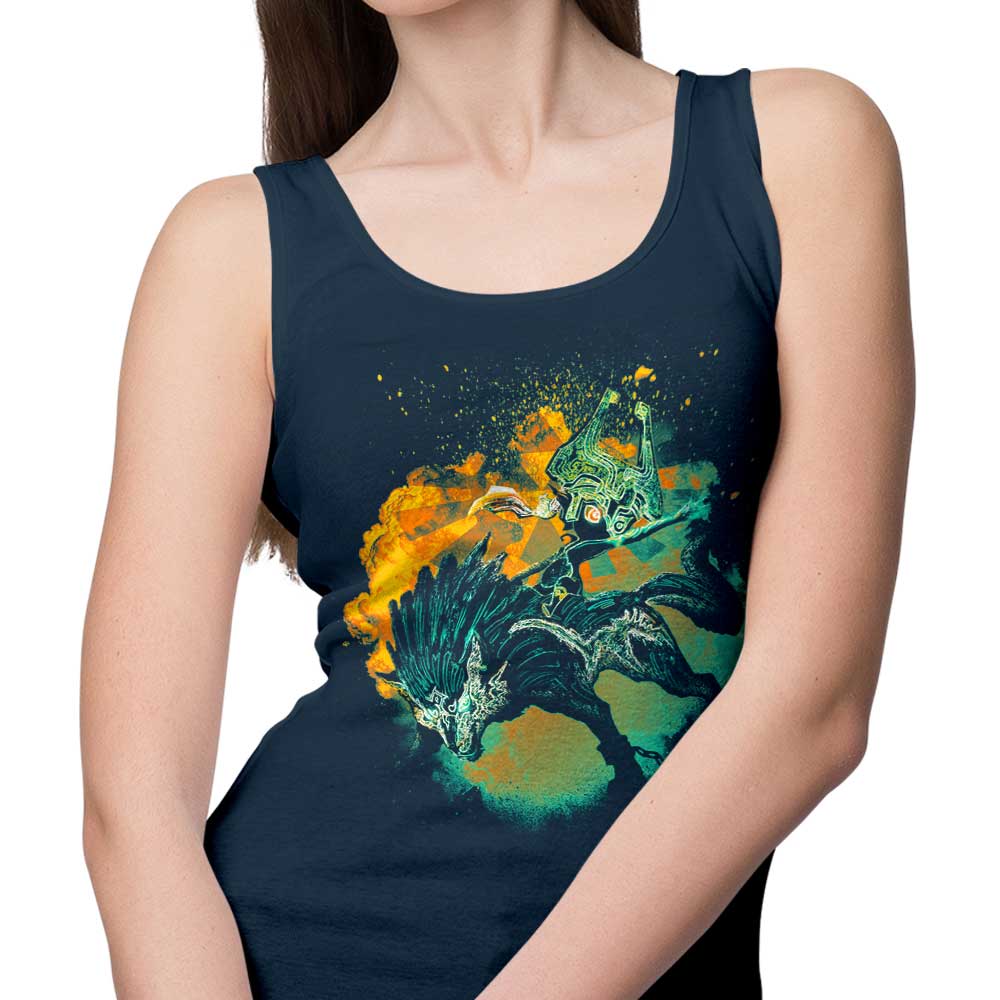 Wolf Spirit Tank Top - Inspired by Donnie Illustrations