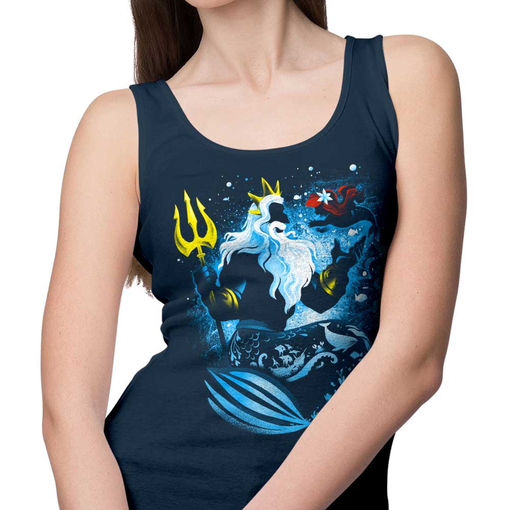 The Majestic King of the Sea - Men's and Women's Unisex Tank Tops