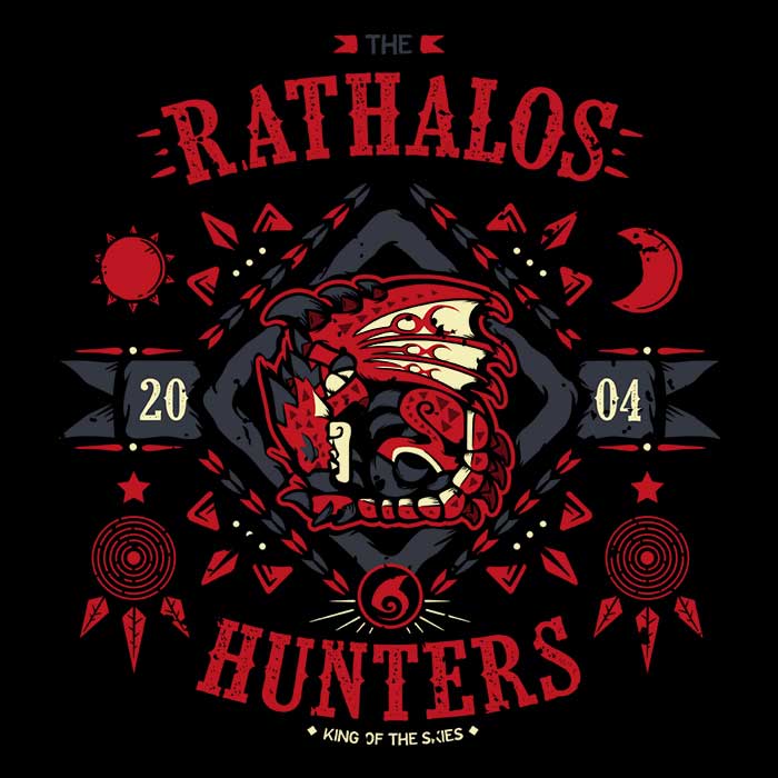 Soulkr's Stylish Rathalos Hunters Tank Top for Fashionable Wear
