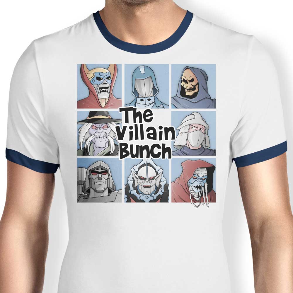 Skullpy's The Villain Bunch Men's Fashionable Ringer T - Shirt