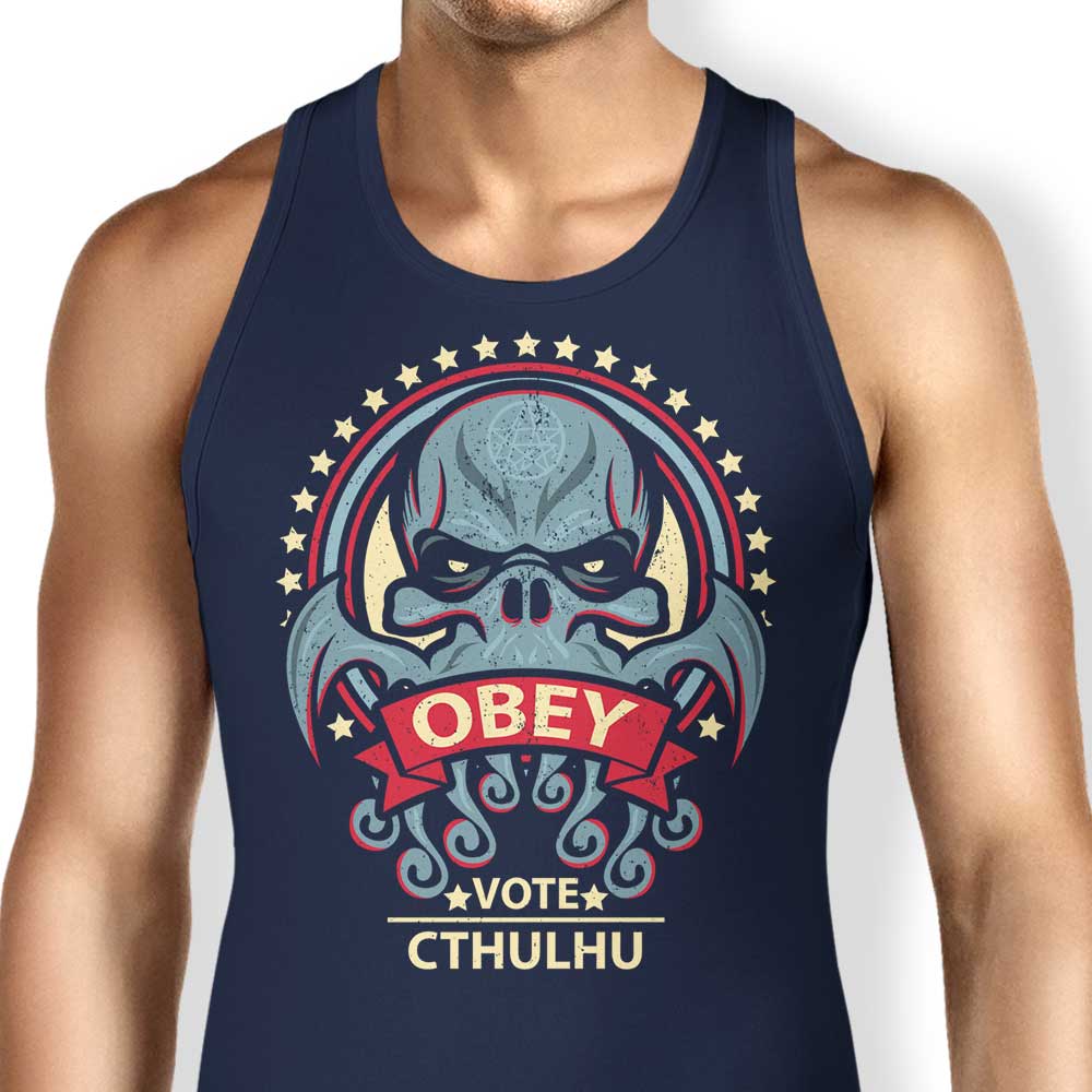 Vote Cthulhu Comfortable and Lightweight Tank Top for Men and Women